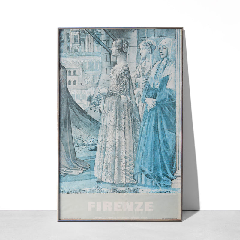 Vintage Firenze Travel Poster