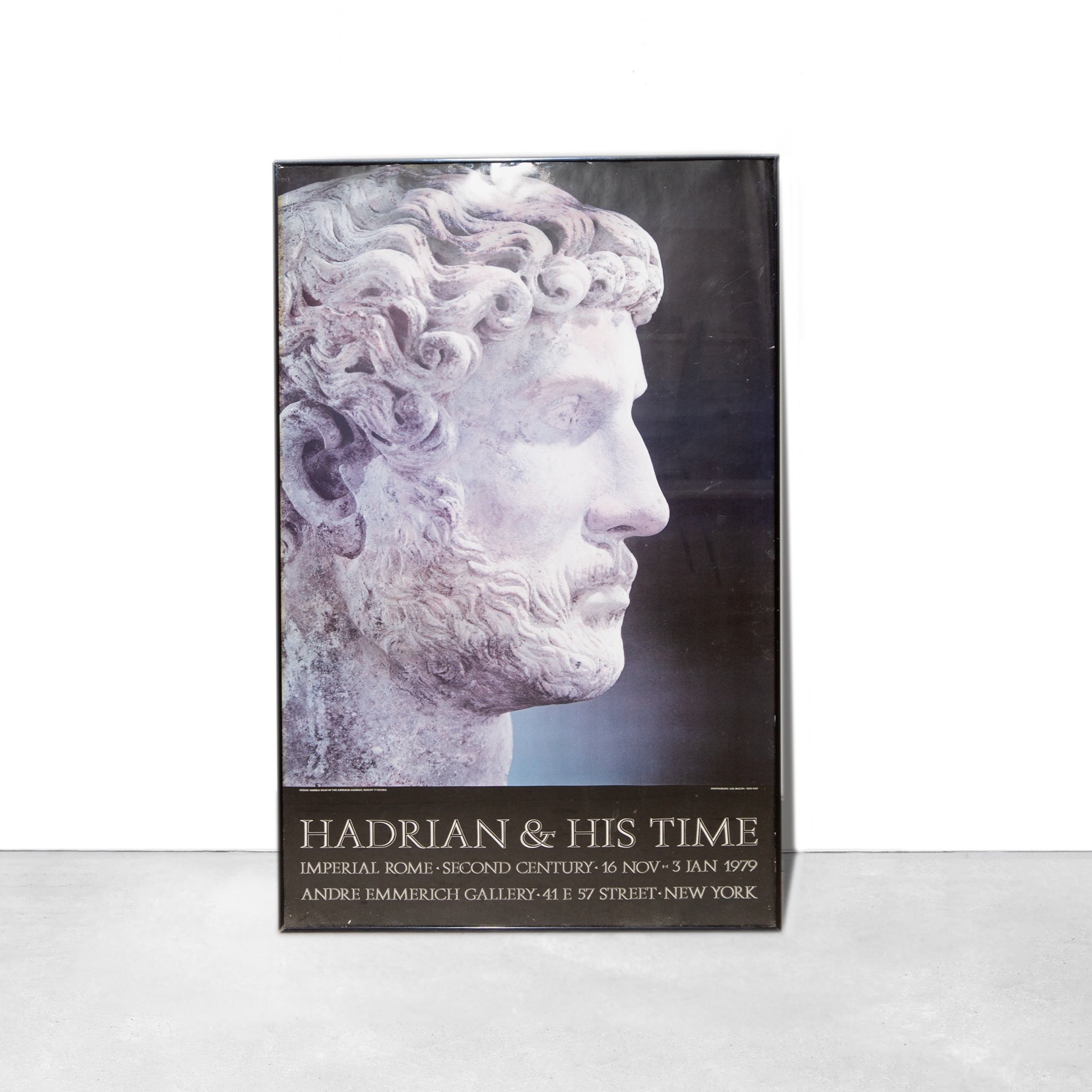 Framed 1979 Hadrian And His Time Museum Exhibition Poster