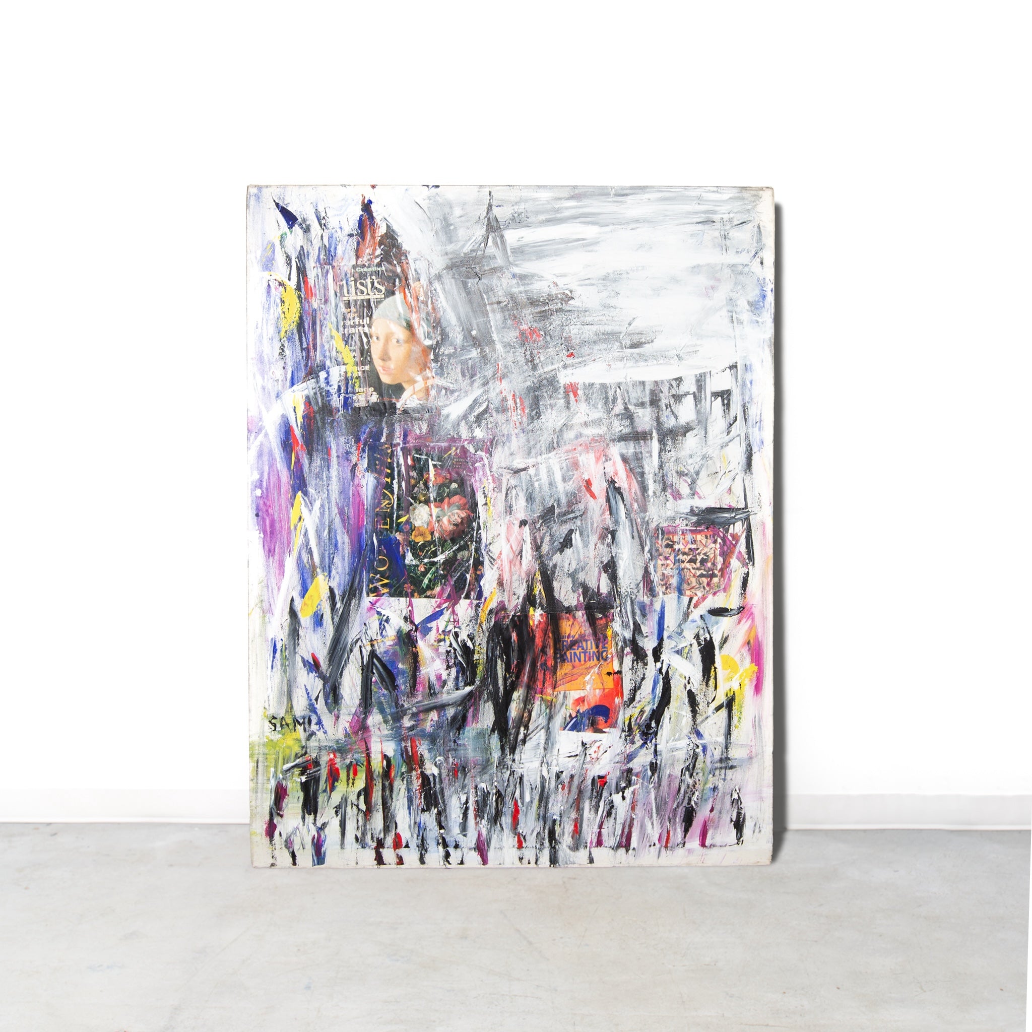 Mixed Media Painting, Signed