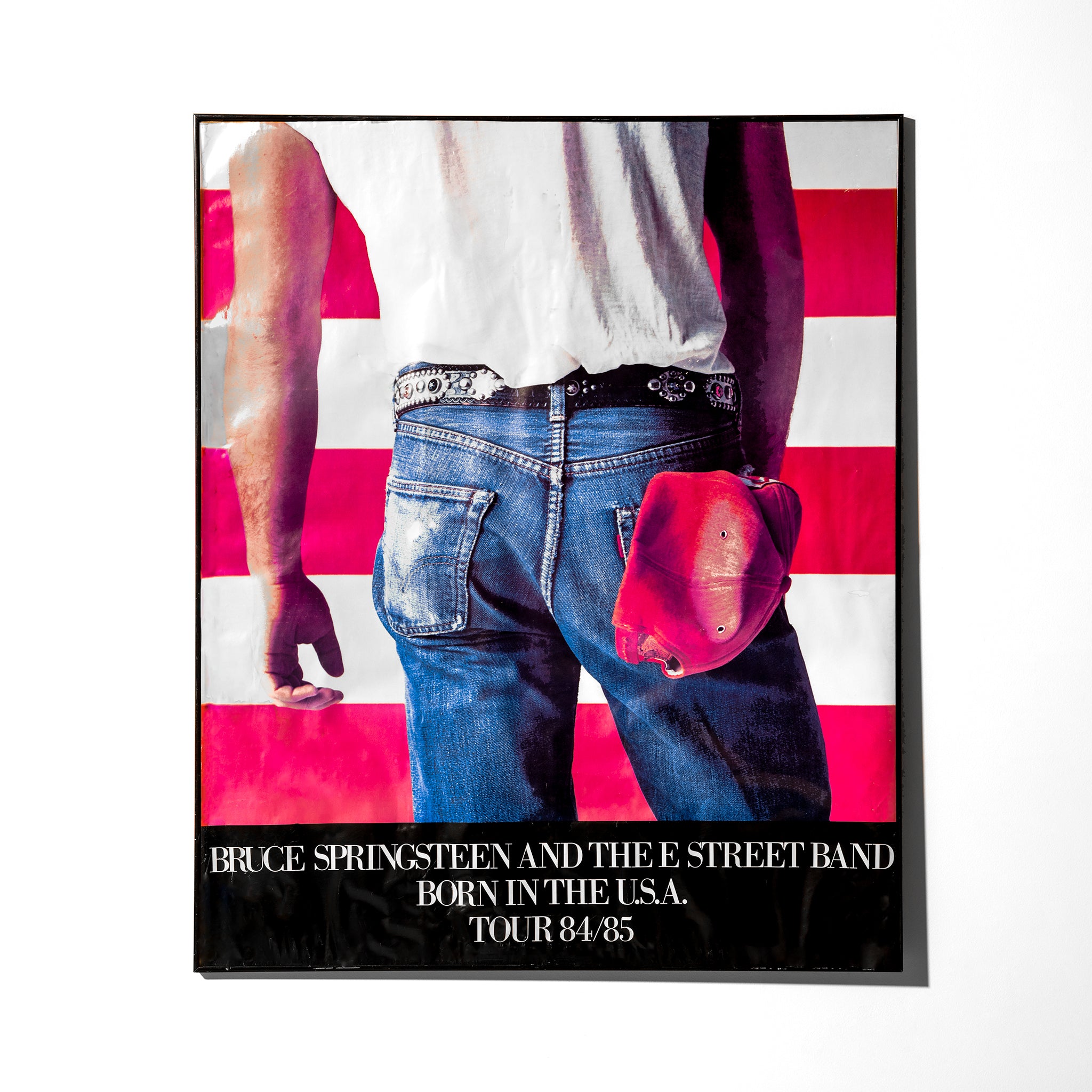 Framed 1984 Original Bruce Springsteen Born in the USA Tour Poster