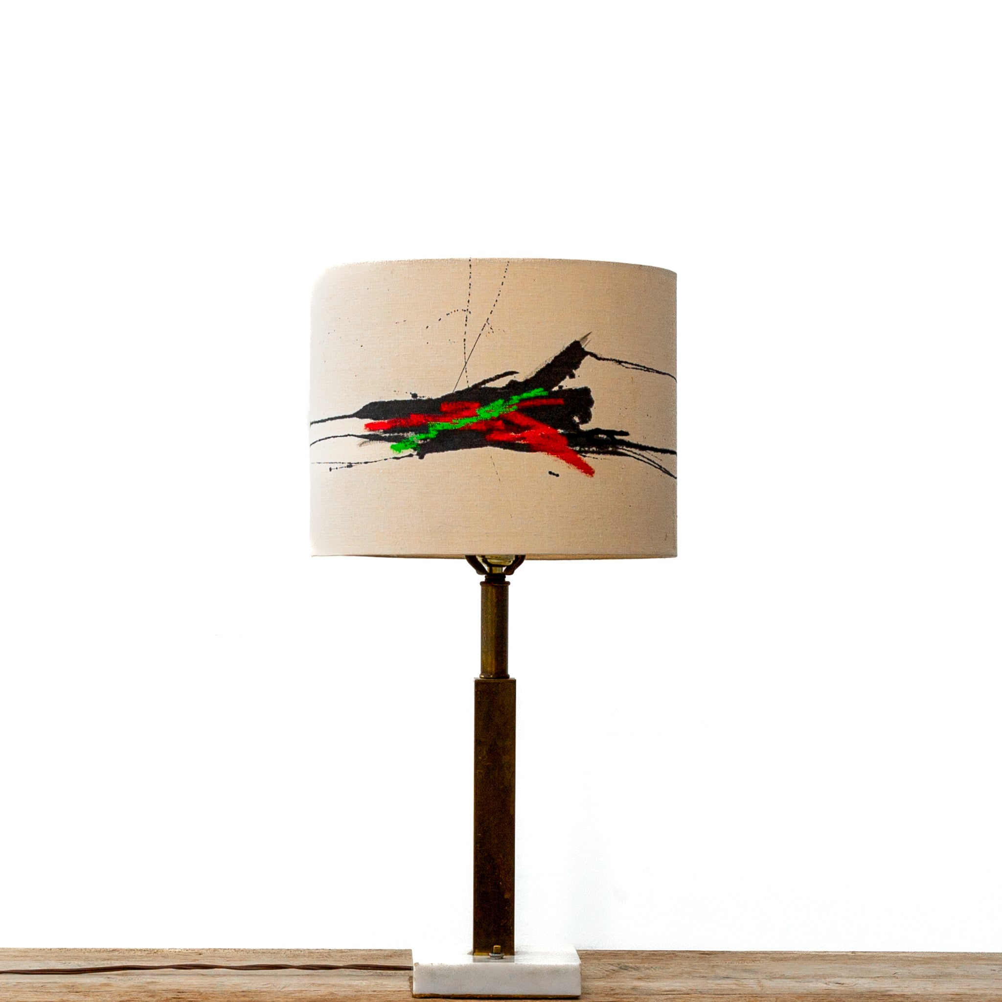 Hand-Painted Table Lamp
