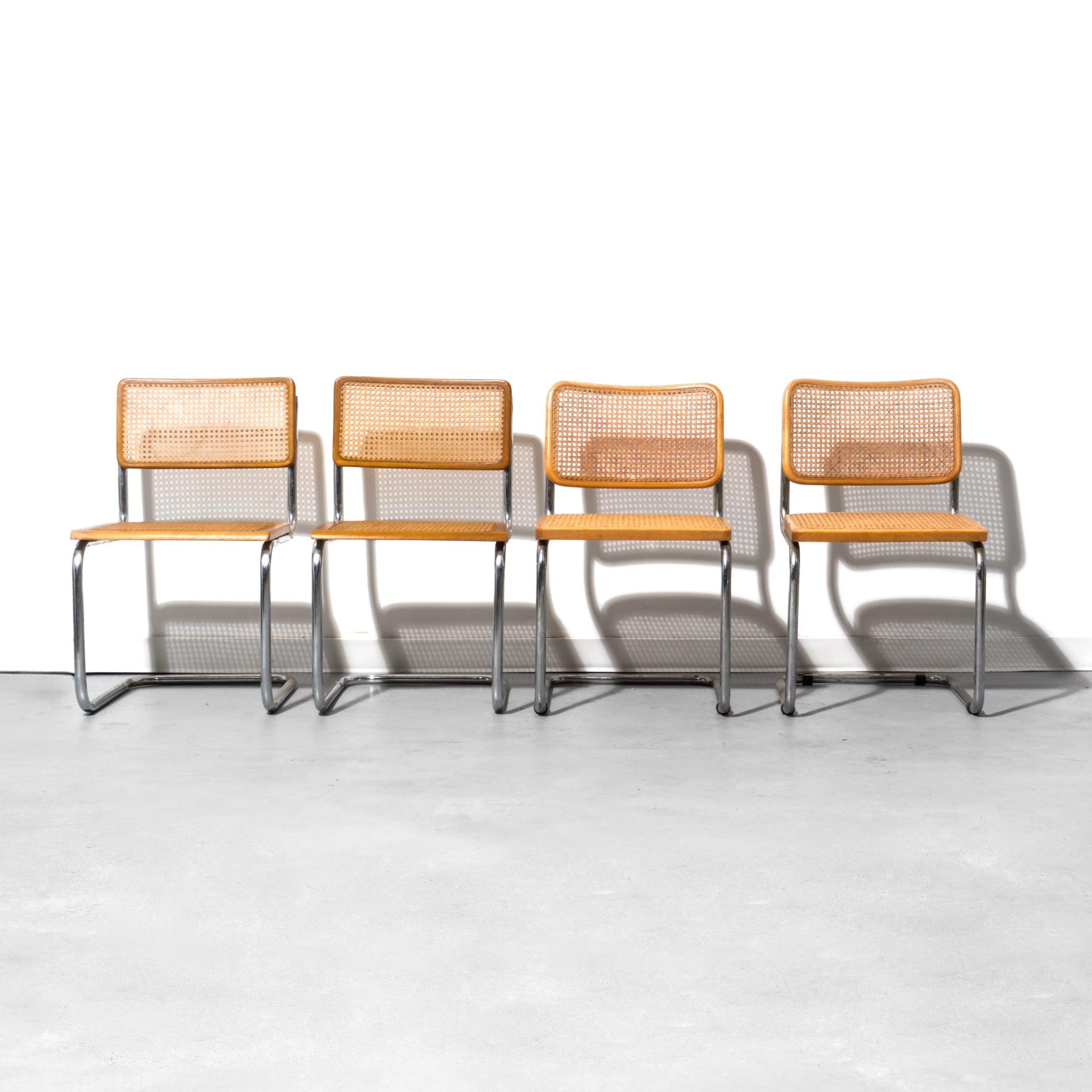 Mid-Century Modern Cesca Cantilever Chair (4 Available)