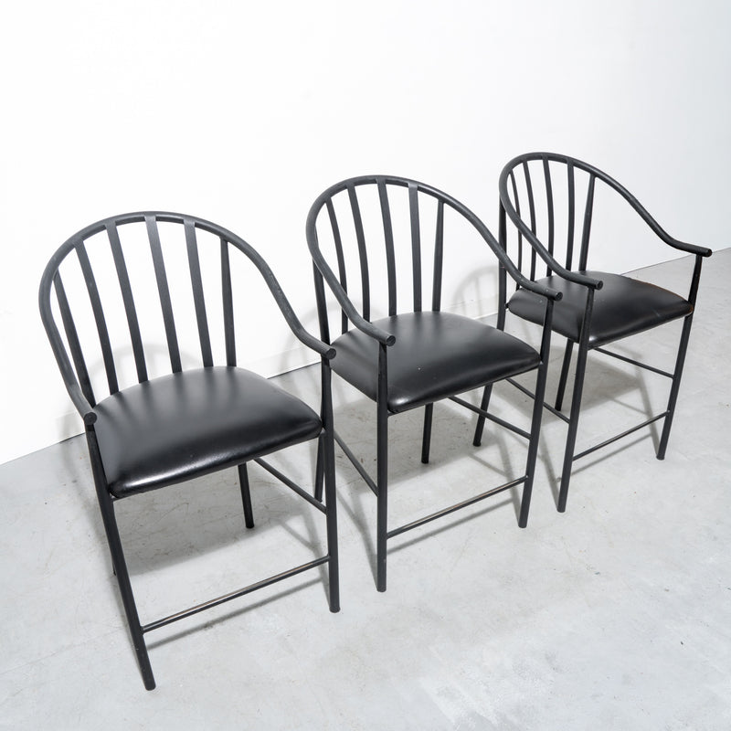 Black counter stools