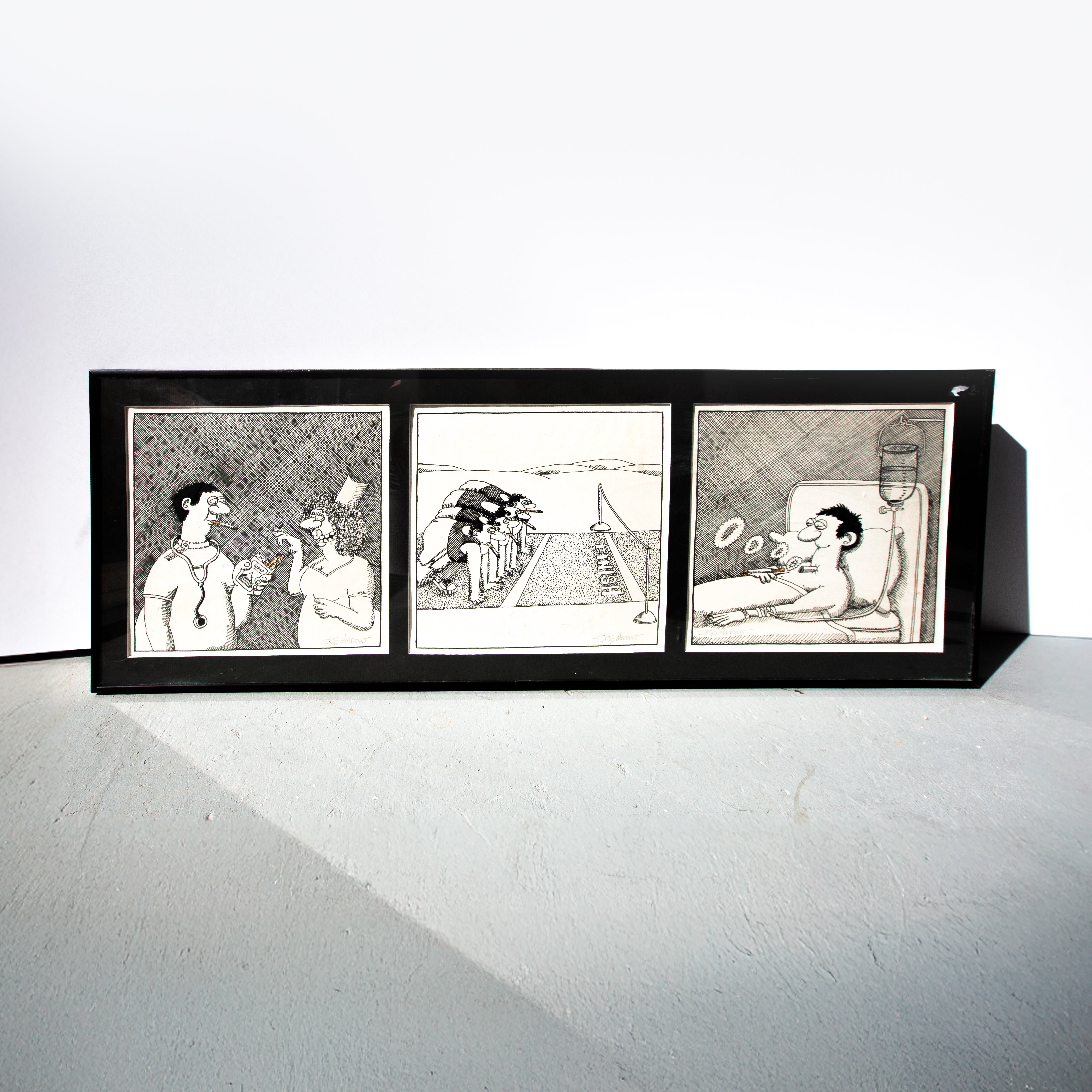 Framed Signed Comic Prints by Skip Morrow