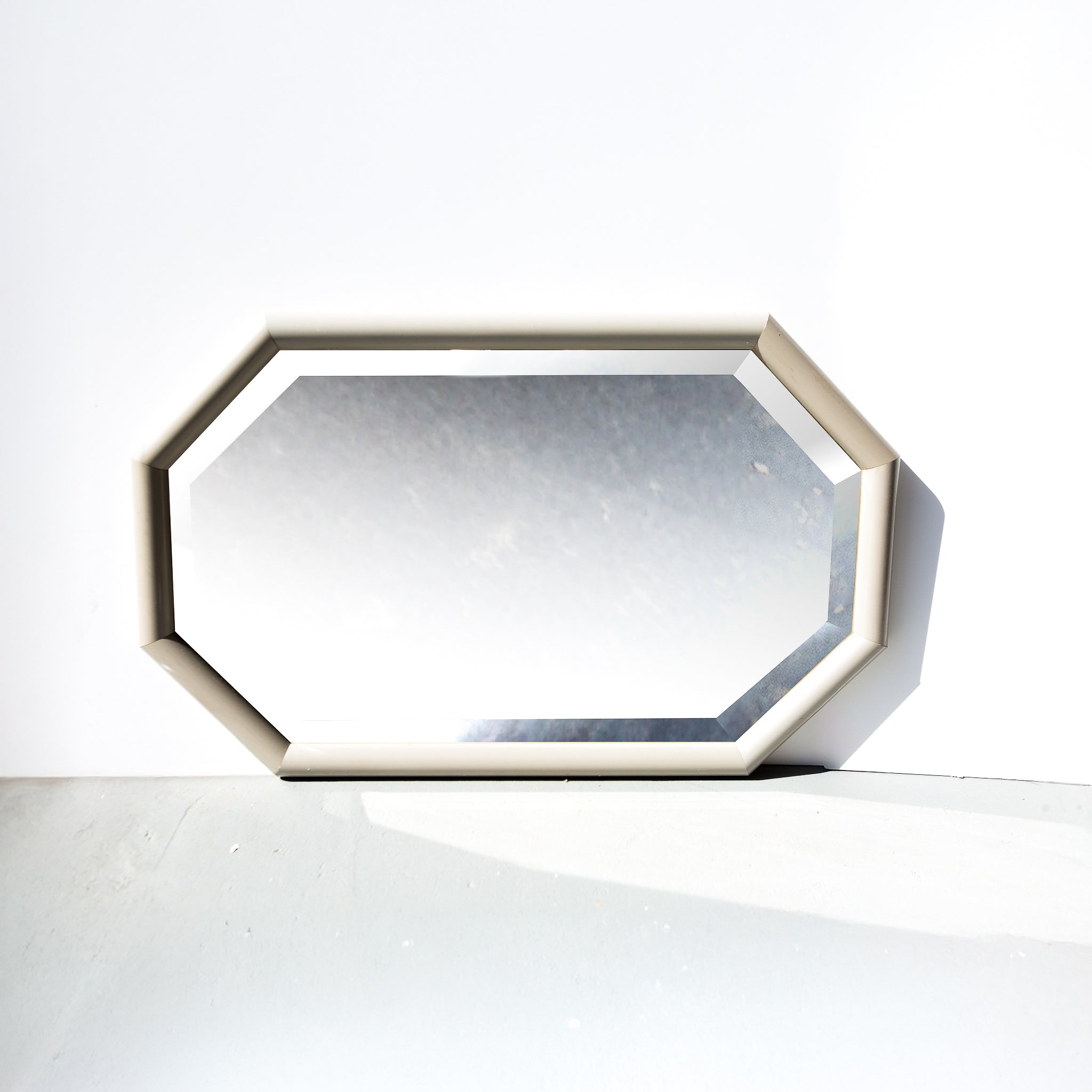 Gray Octogonal Mirror