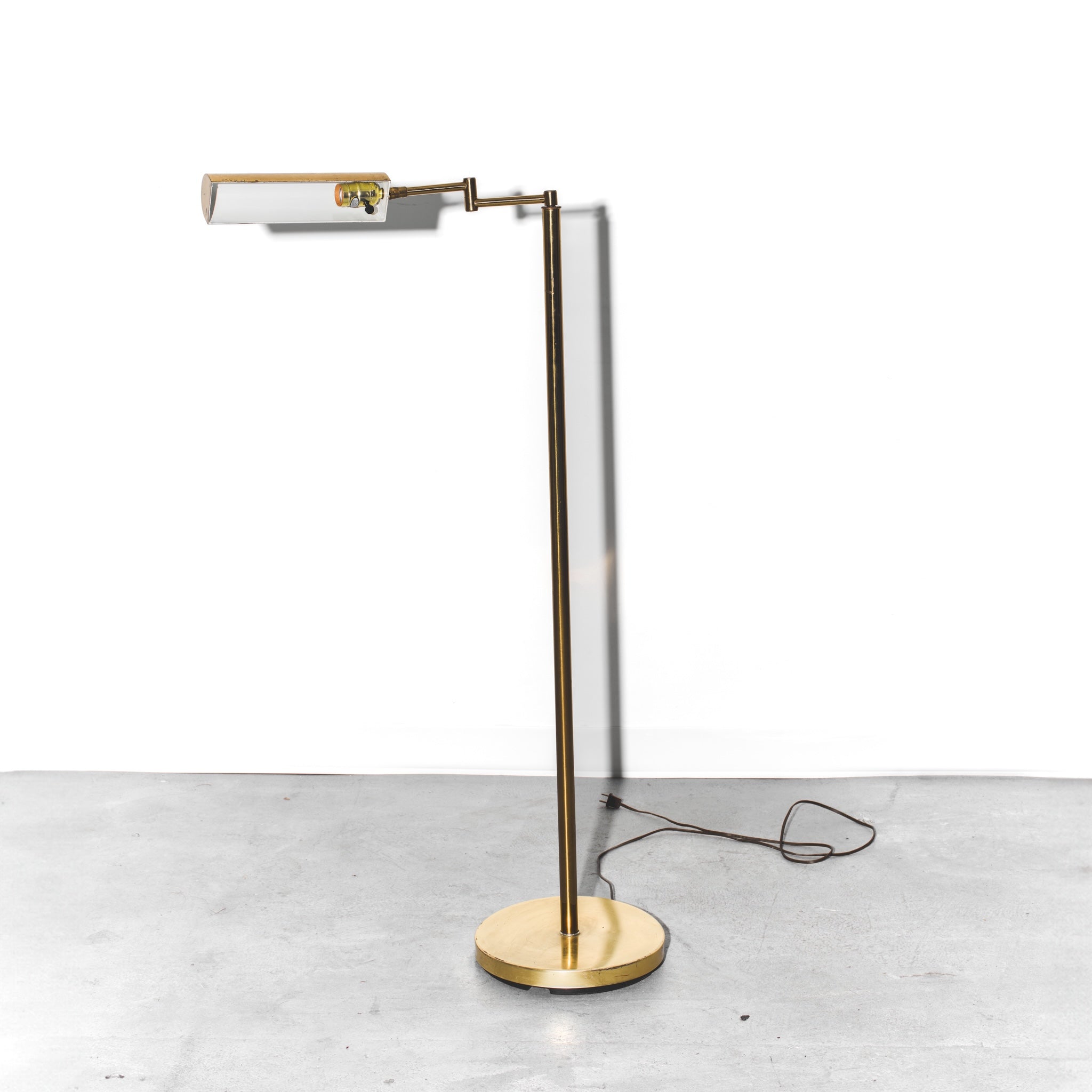 Brass Adjustable Floor Lamp