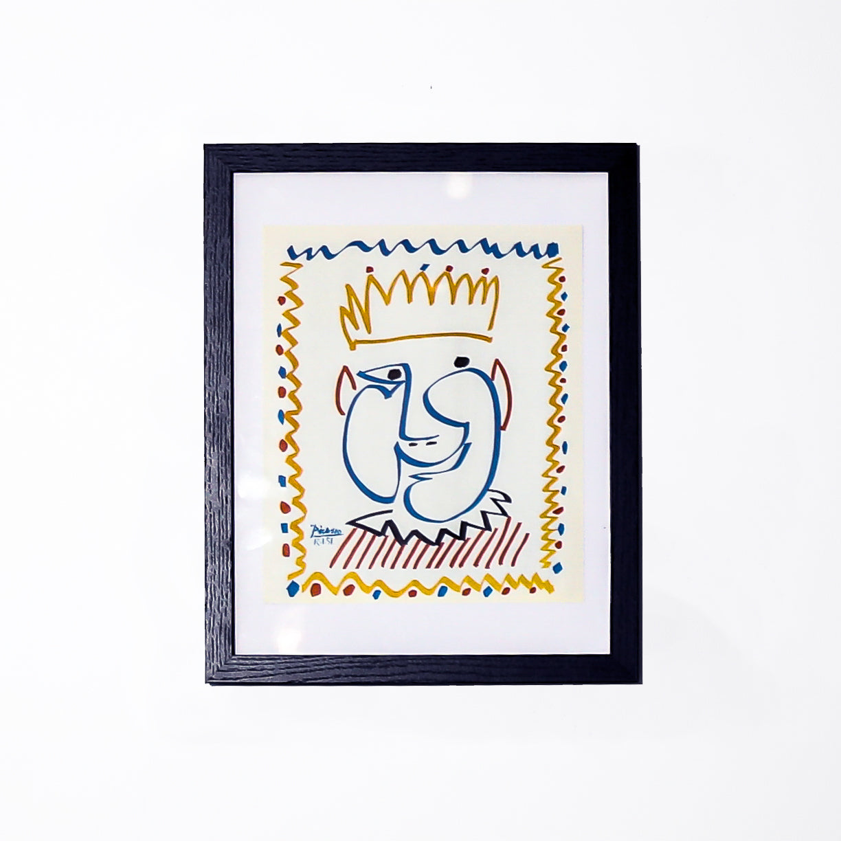 Picasso "Le Roi DuCarnival" Offset Lithograph Print (c. 1960s)