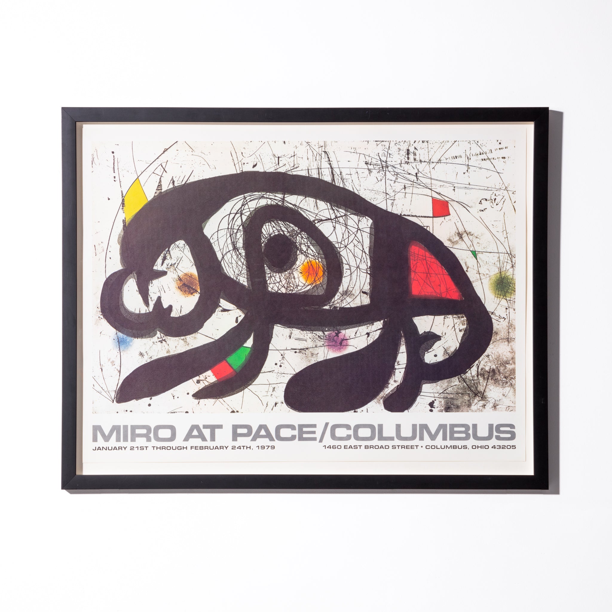 1979 Miro Pace Exhibition Framed Print