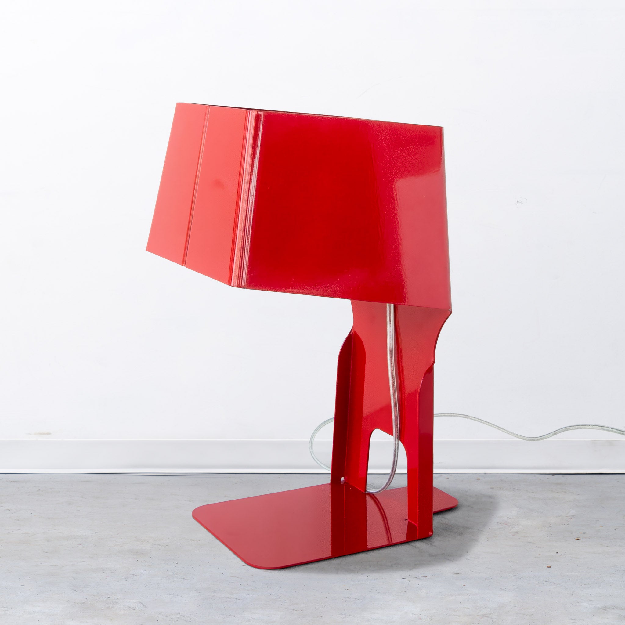 Red Matteo Ragni Leti Bookend Lamp