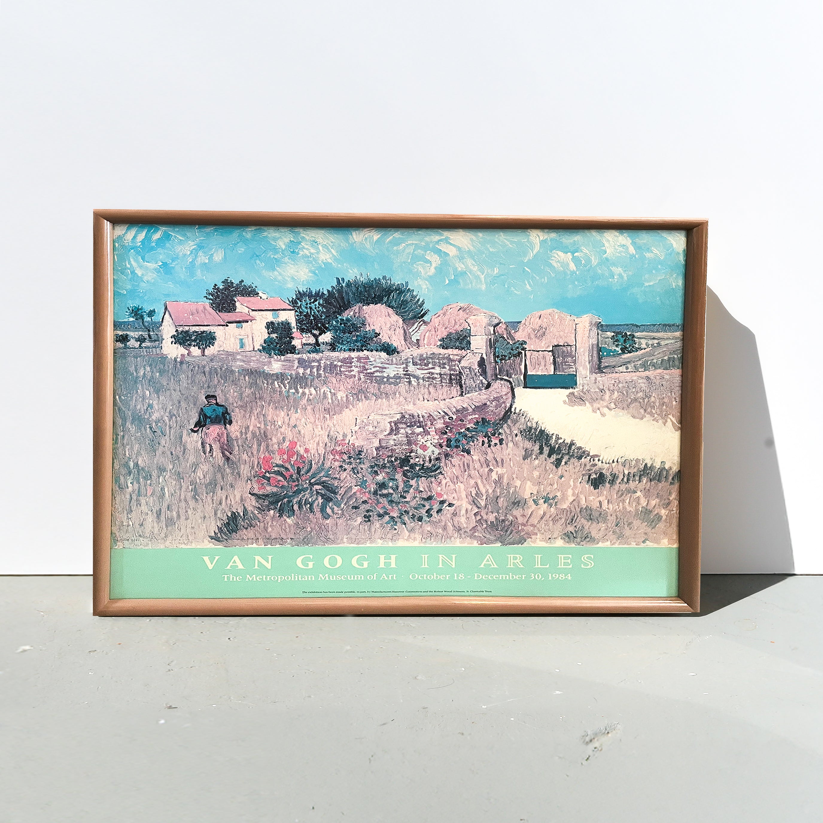 Framed 1984 Van Gogh Print