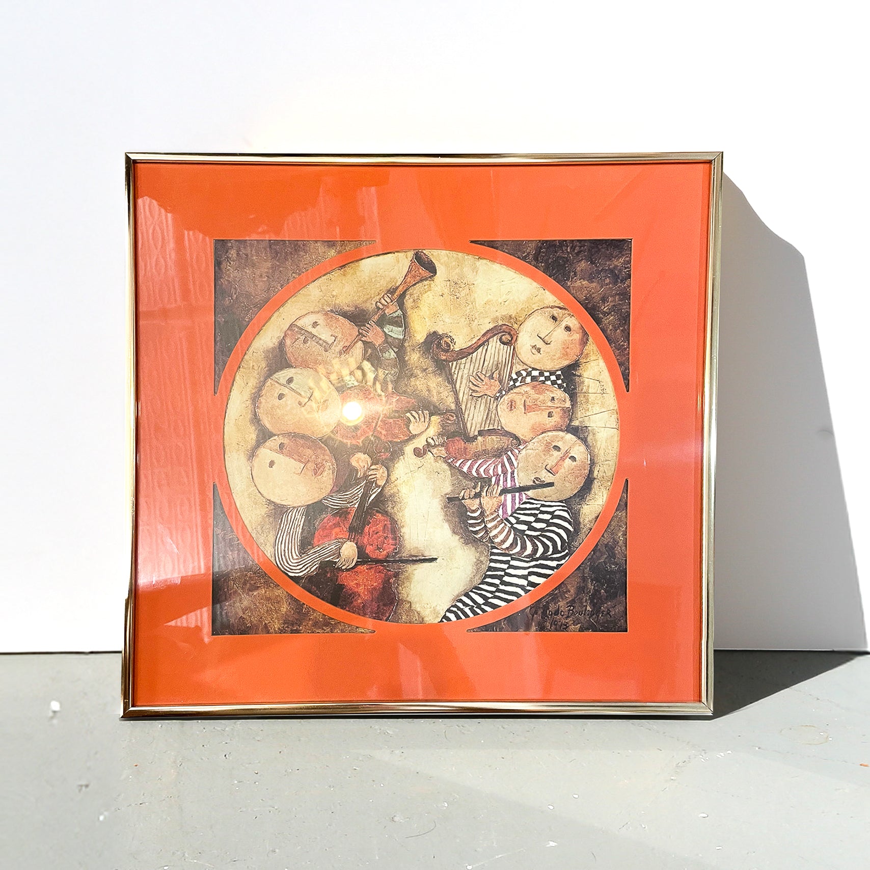 6 Musicians Framed Print By G. Rodo Boulanger