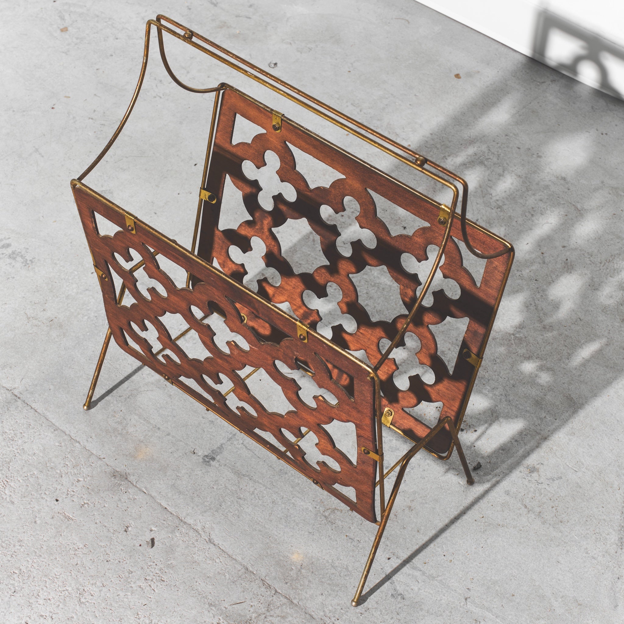 Mid-Century Modern Magazine Rack