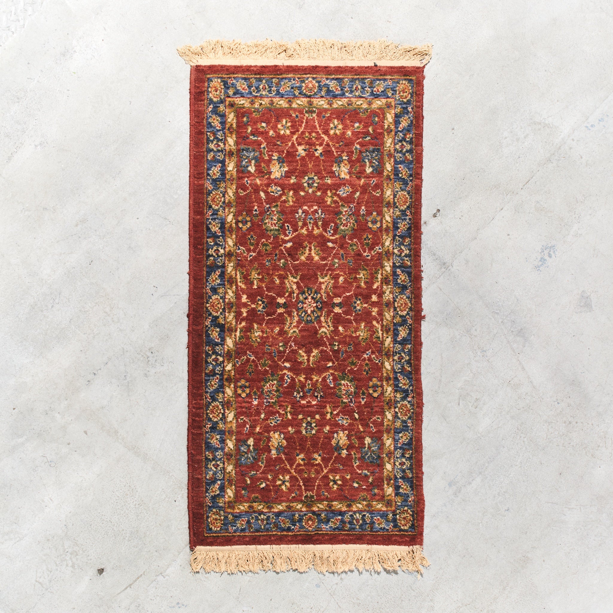 Hand-Knotted Persian Tabriz Wool Rug