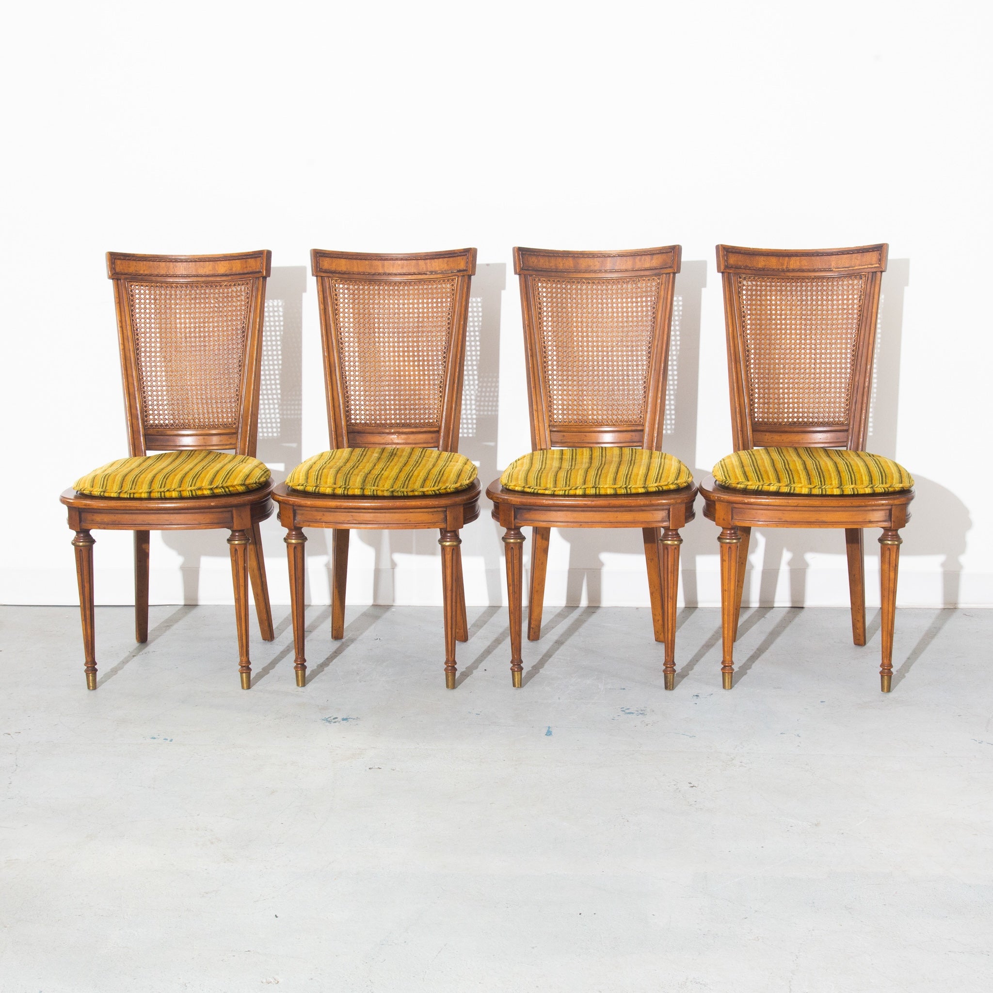 cane wood chair