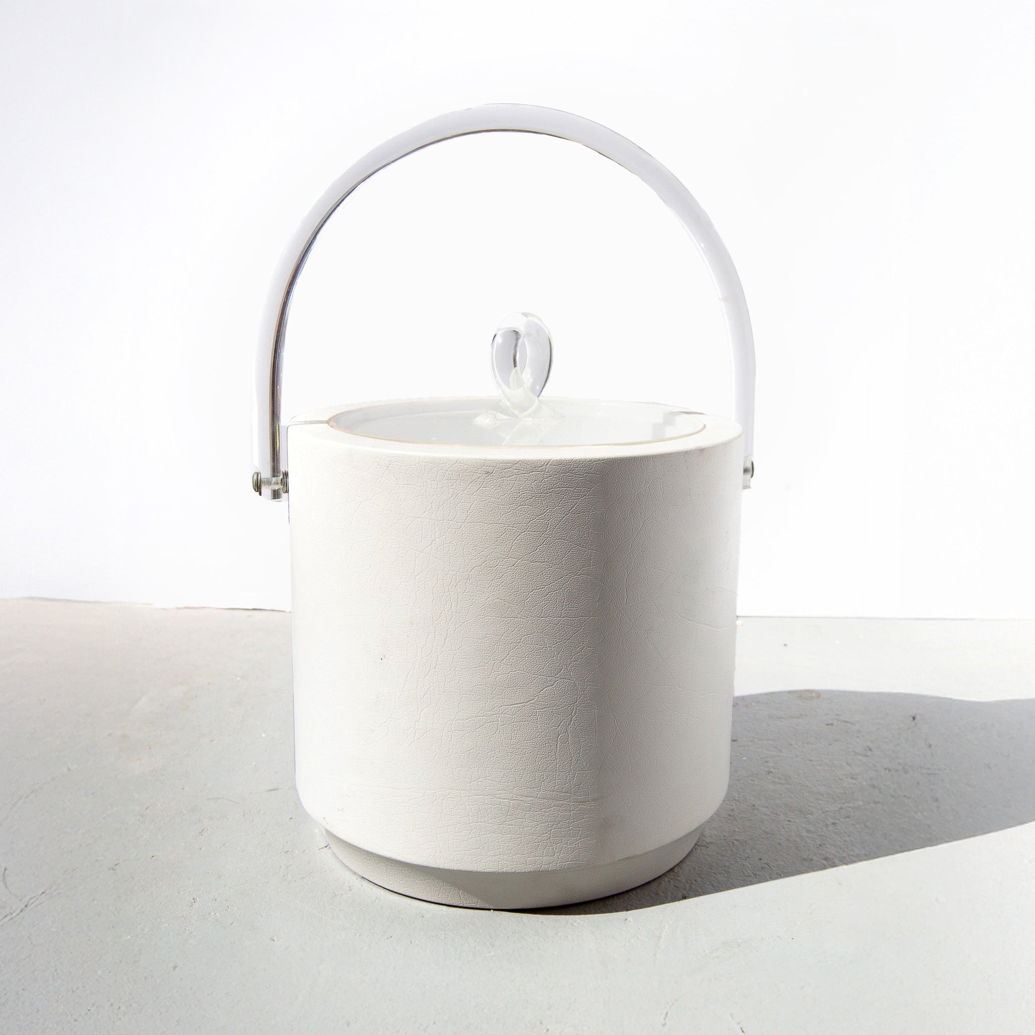 1970s Bucket Brigade Leather Ice Bucket