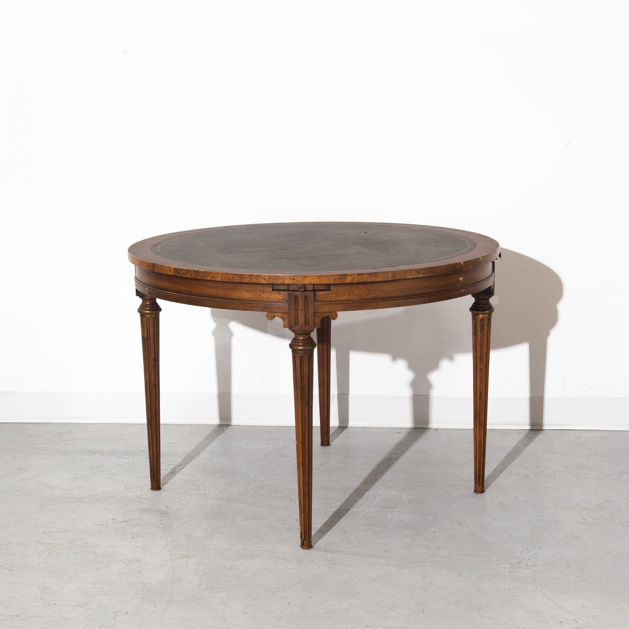 Drexel Leather Game Table