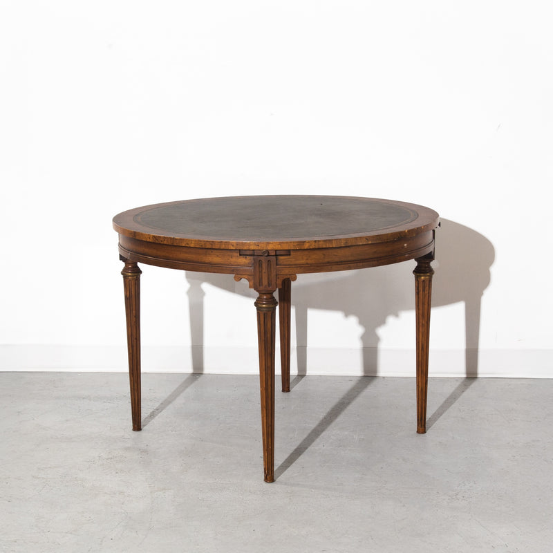 Drexel Leather Game Table