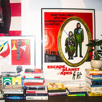 1971 Framed Vintage Escape from the Planet of the Apes Movie Poster Wall Art