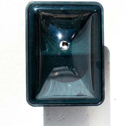 Mid-Century Modern Blue Acrylic Food Server