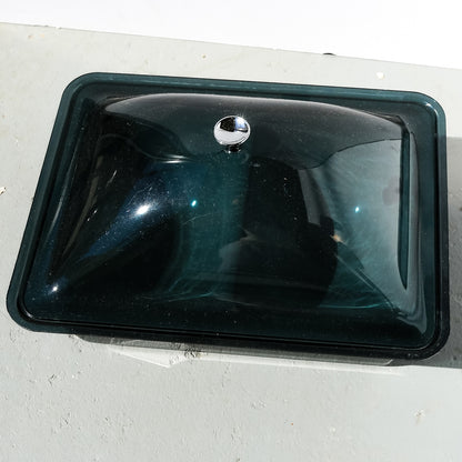 Mid-Century Modern Blue Acrylic Food Server