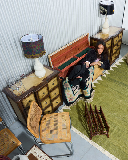 Apothecary-Style Wooden 3-Drawer Cabinet (2 Available)