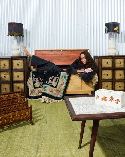 Apothecary-Style Wooden 3-Drawer Cabinet (2 Available)