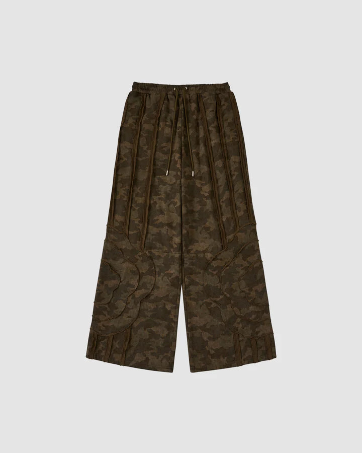Sundae School - CAMO MOCHI HAZE PANELED SWEATPANTS