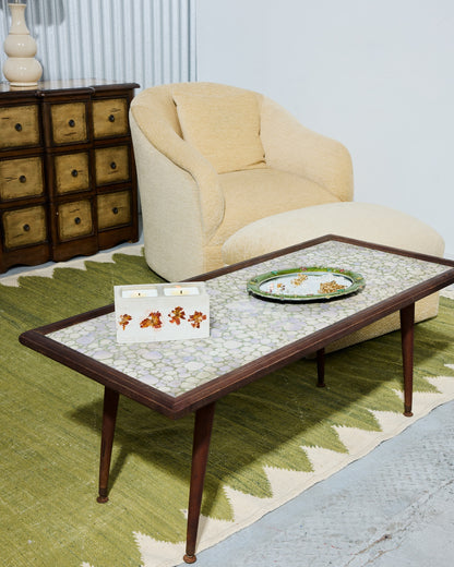 Cream Plush Barrel Chair and Ottoman