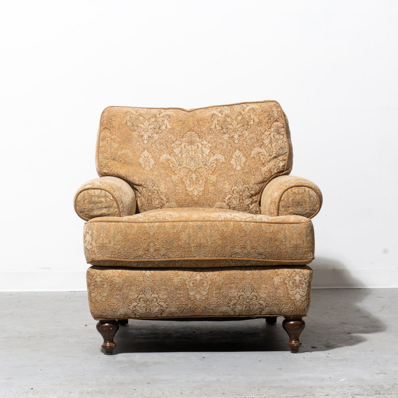 Brocade Floral Armchair by Lee Industries