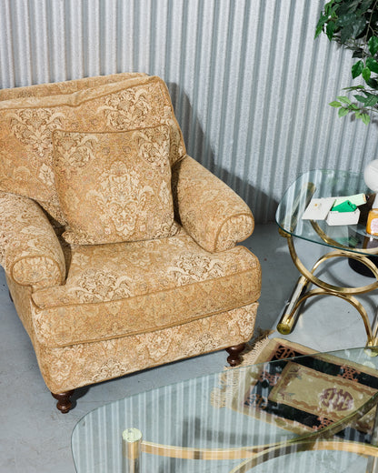 Brocade Floral Armchair by Lee Industries