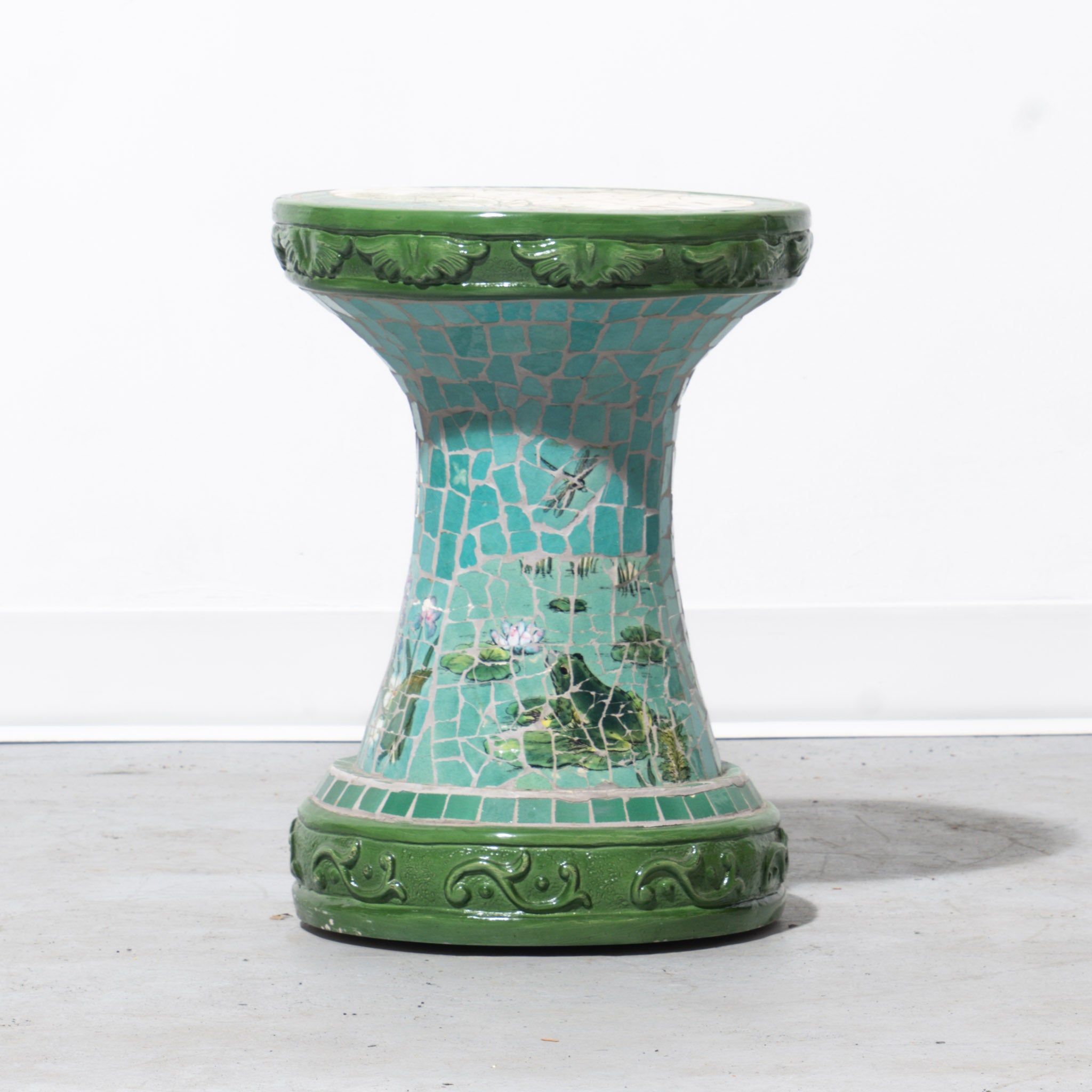 Mosaic Botanical Stool