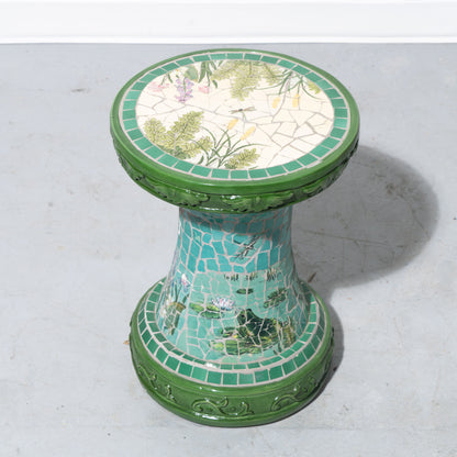 Mosaic Botanical Stool