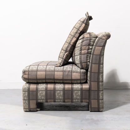 Postmodern Marge Carson Custom-Upholstered Armchairs (Set of 2)