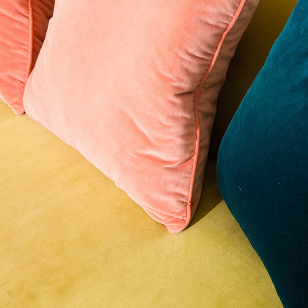 sofa with pillows