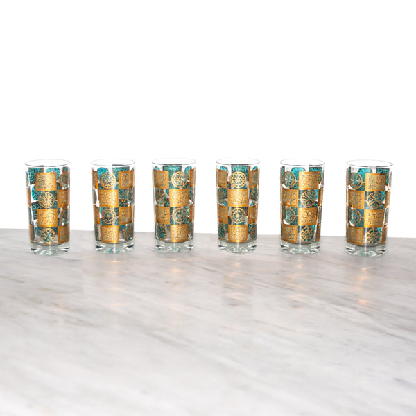 Culver glass tumblers