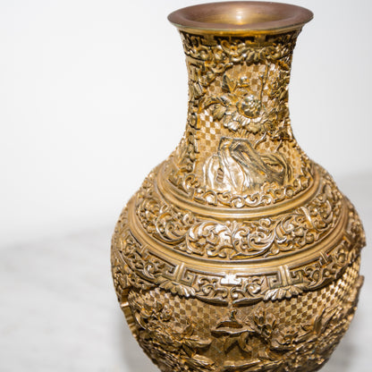 Gold Chinese Resin Vase