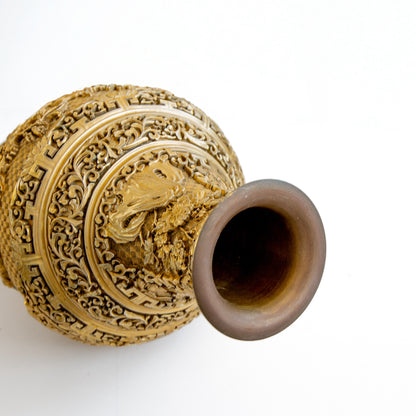 Gold Chinese Resin Vase