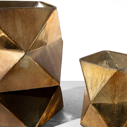 West Elm Prism Mercury Glass Large Vase