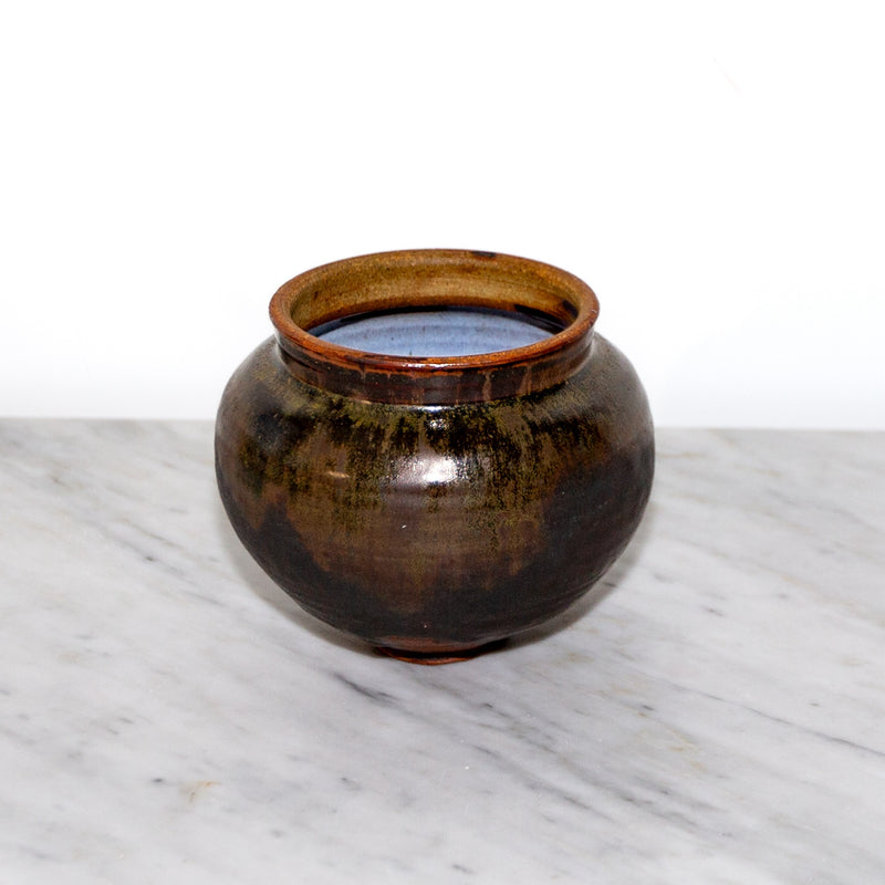 Drip glaze vase