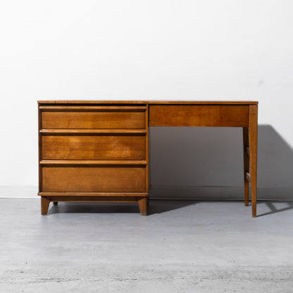 Mid-Century Modern Wooden Desk