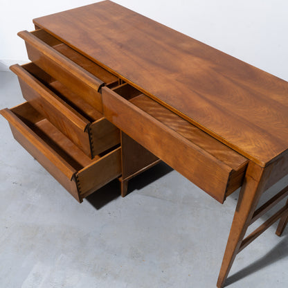 Mid-Century Modern Wooden Desk
