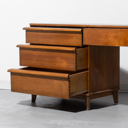 Mid-Century Modern Wooden Desk