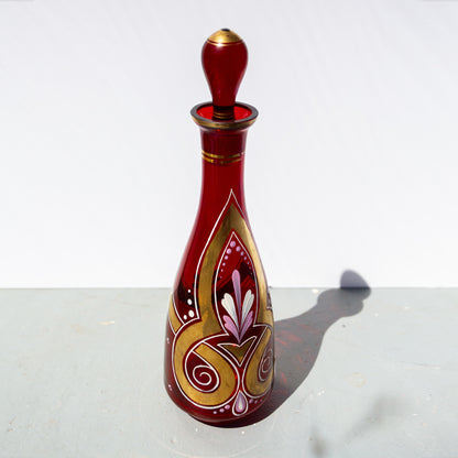 MCM Bohemian Red Decanter