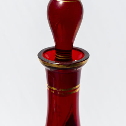 MCM Bohemian Red Decanter