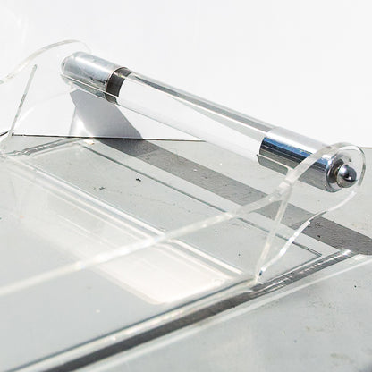 Mid-Century Modern Clear Acrylic Serving Tray