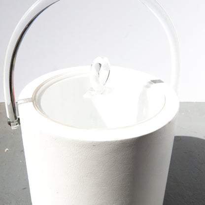 1970s Bucket Brigade Leather Ice Bucket
