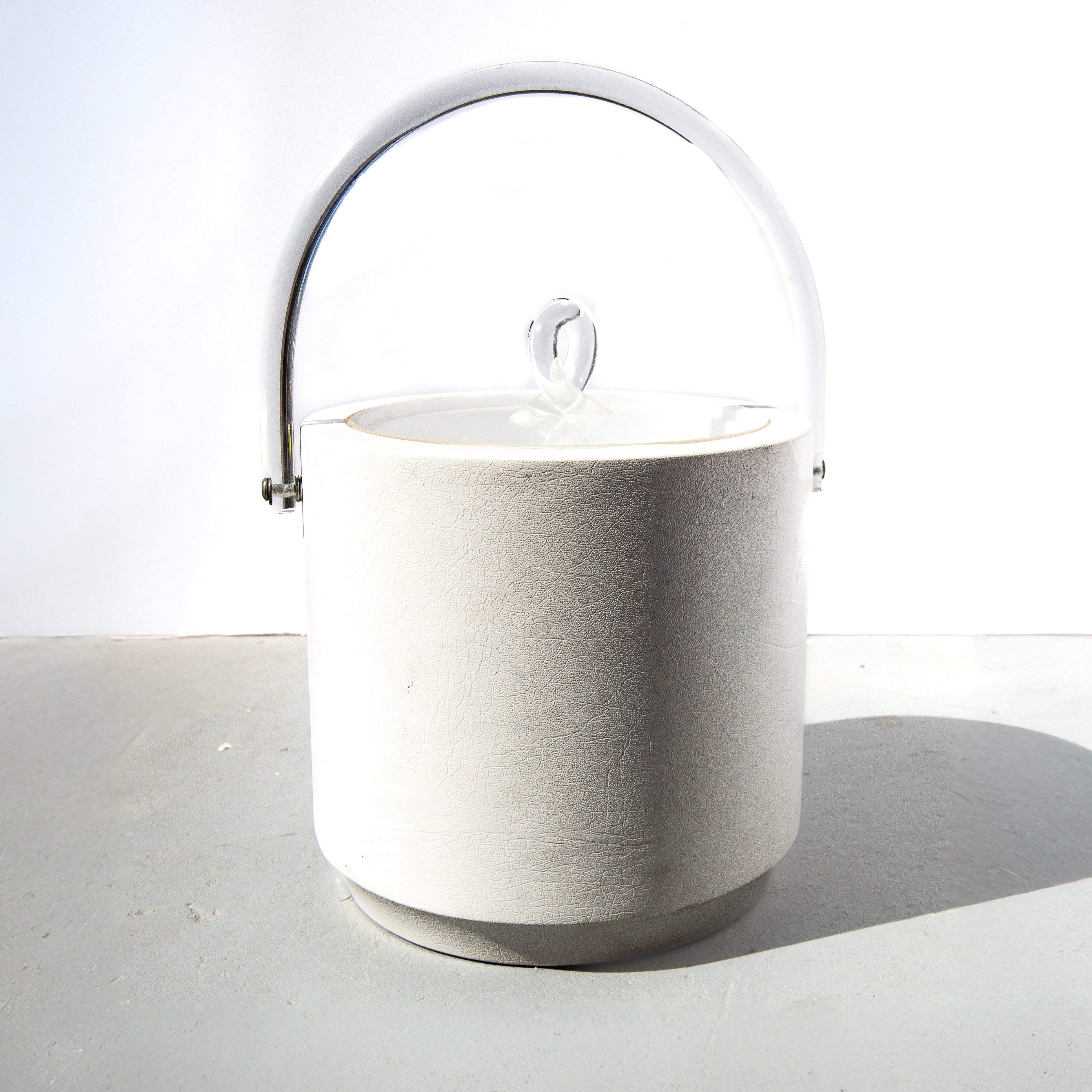 1970s Bucket Brigade Leather Ice Bucket
