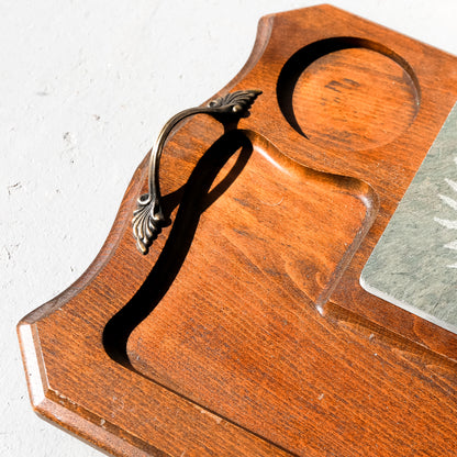 Mid-Century Modern Wooden Cheeseboard
