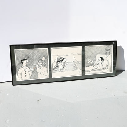 Framed Signed Comic Prints by Skip Morrow