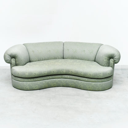 Curved Damask Sofa